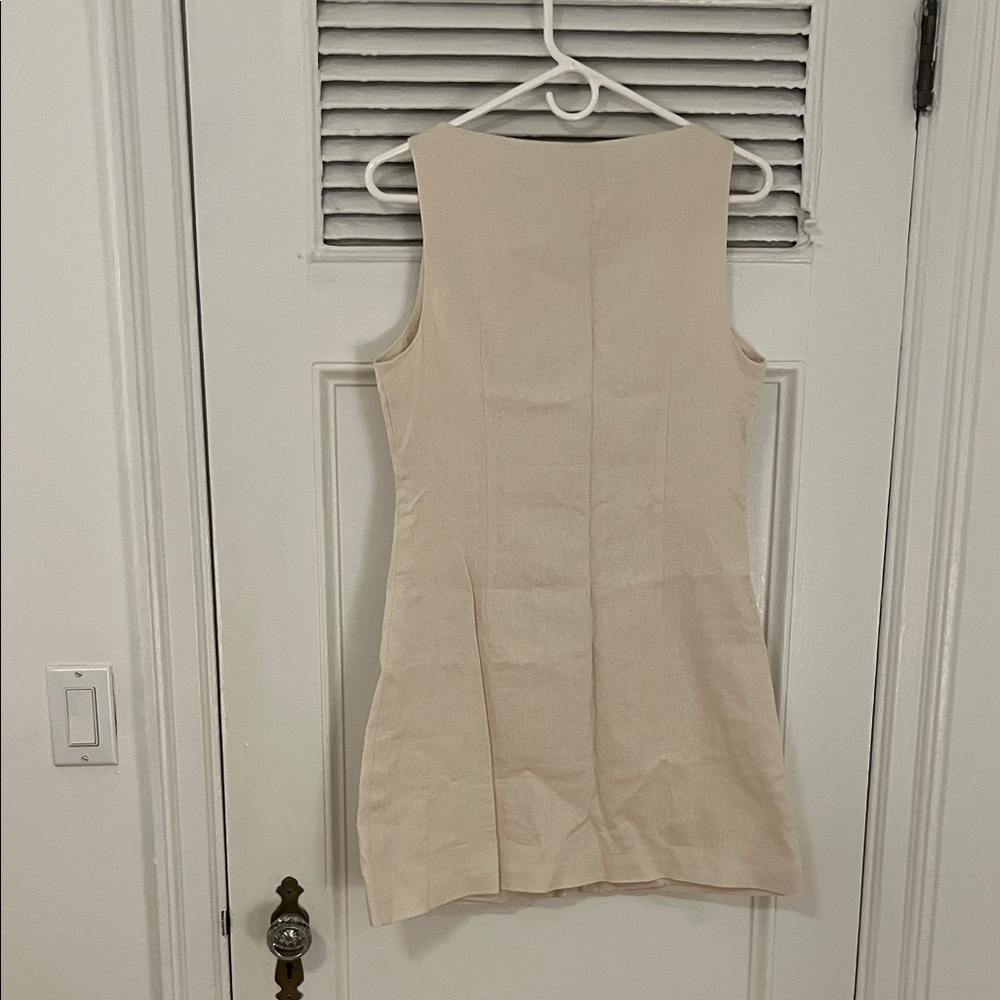 Mango Cream Mini Dress - Picture 3 of 6